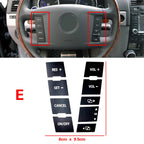 Button Repair Decal Stickers – Interior Dashboard Restoration for VW Touareg