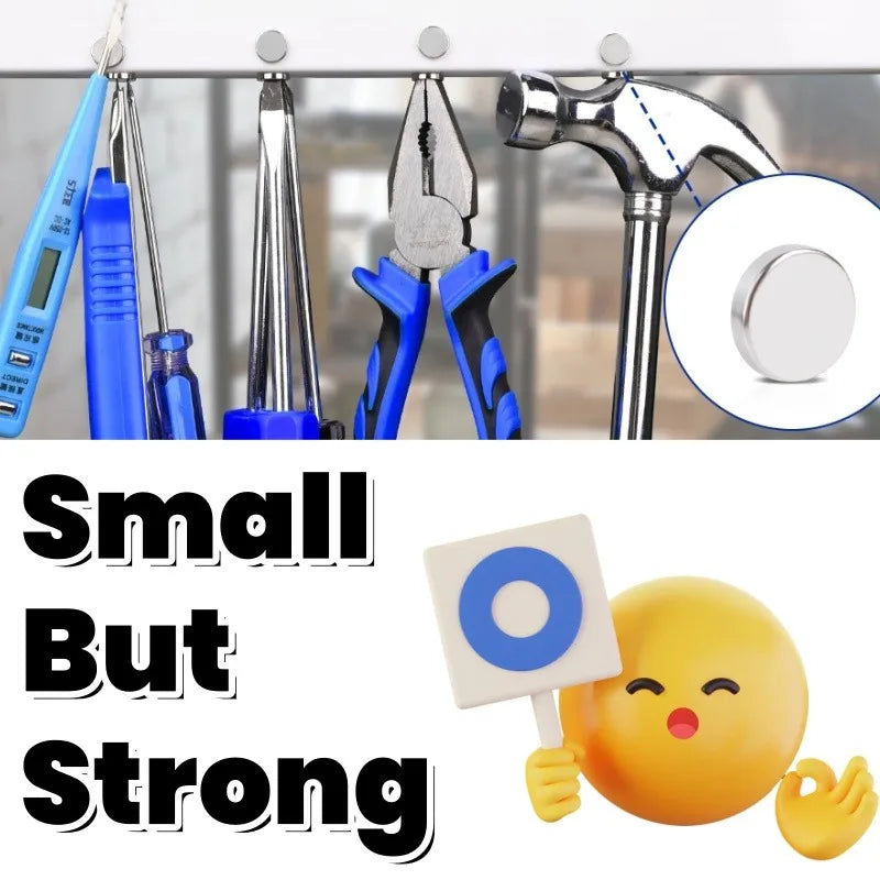 Round Neodymium Magnets – Industrial Strength for DIY Science and Office