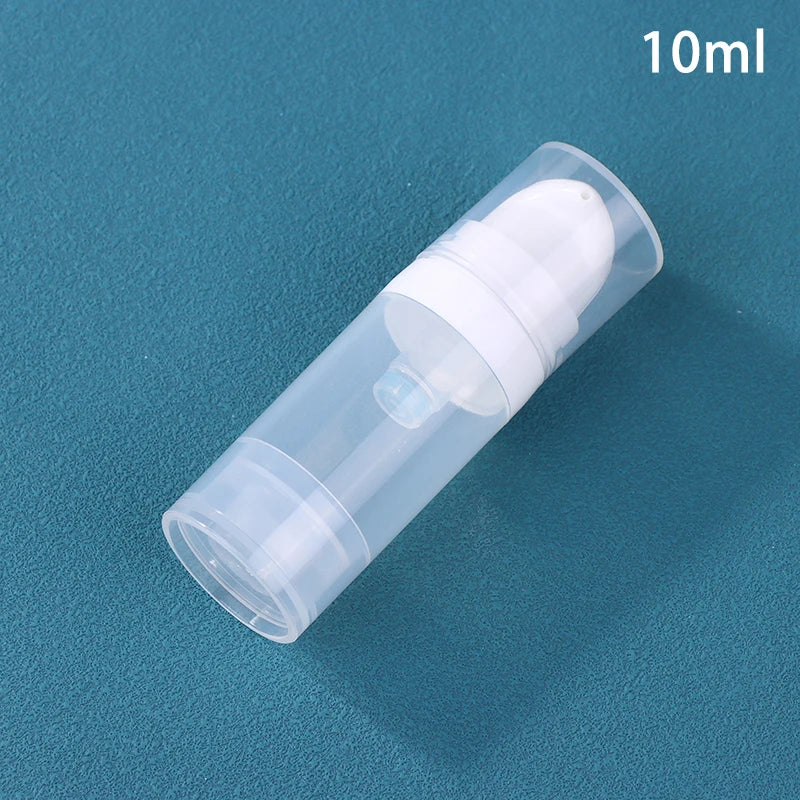 Portable Vacuum Pump Bottle – Refillable Travel Container for Cosmetics