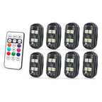 Wireless LED Strobe Lights – Multicolor Anti-Collision Warning for Car Decor