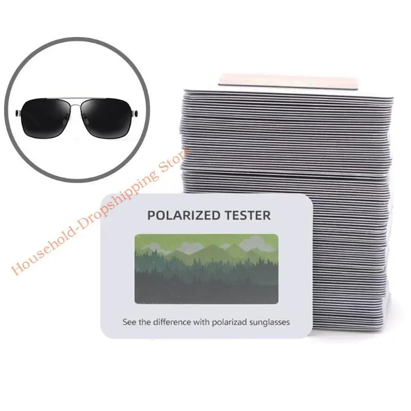 Polarized Sunglasses Test Card – Optical Verification Tool for Eyewear
