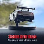 Drift Car Dashboard Ornament – Swinging Sports Racing Model for Auto Decor