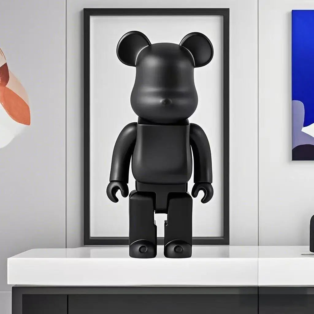 DIY Paint Bear Statue – 28cm Decorative Sculpture for Kids Birthday Gift