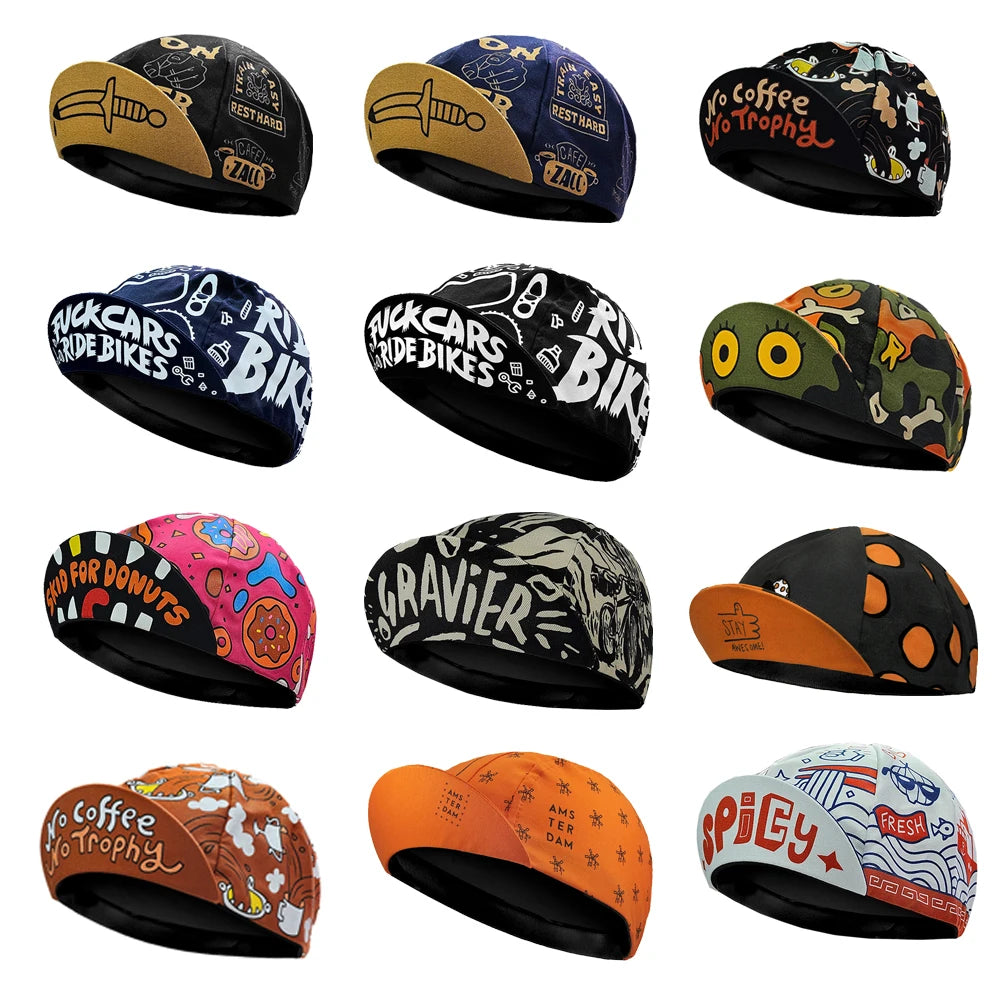 Breathable Polyester Cycling Cap – Quick Dry Sports Hat for Outdoor Cycling