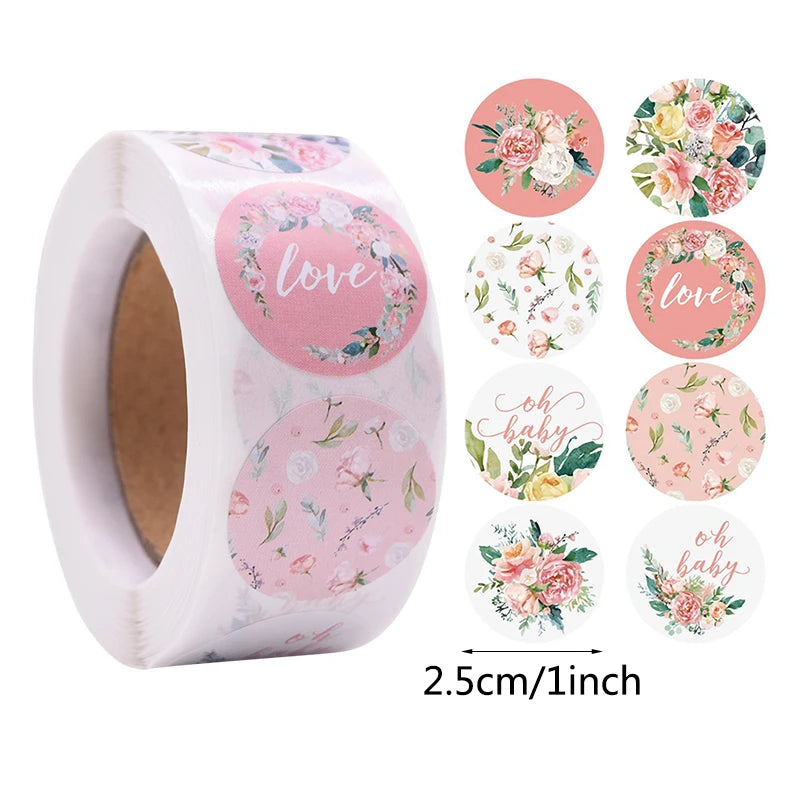 Decorative Thank You Sealing Stickers for Party Gift Labels and Scrapbooking