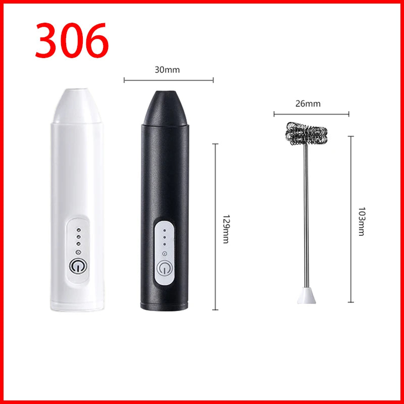 Electric Milk Frother – Wireless Handheld Foam Maker for Coffee and Baking