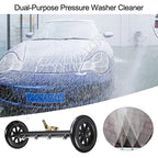 High Pressure Car Chassis Cleaner – 16 Inch Water Broom with Extensions