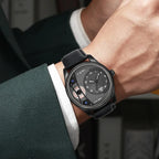 Minimalist Quartz Watch – Luxury Double Strap Set for Business Gift