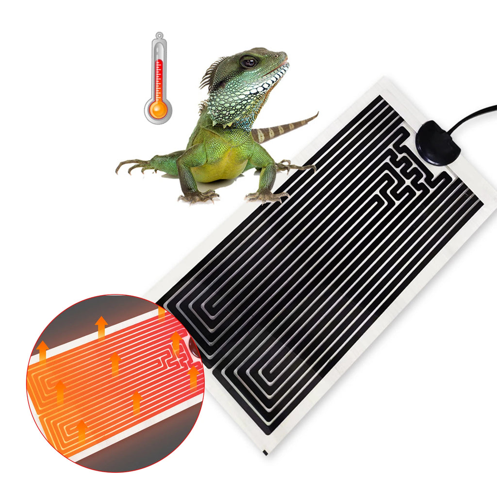 Adjustable Reptile Heat Mat – Thermal Heating Pad for Terrarium Pets