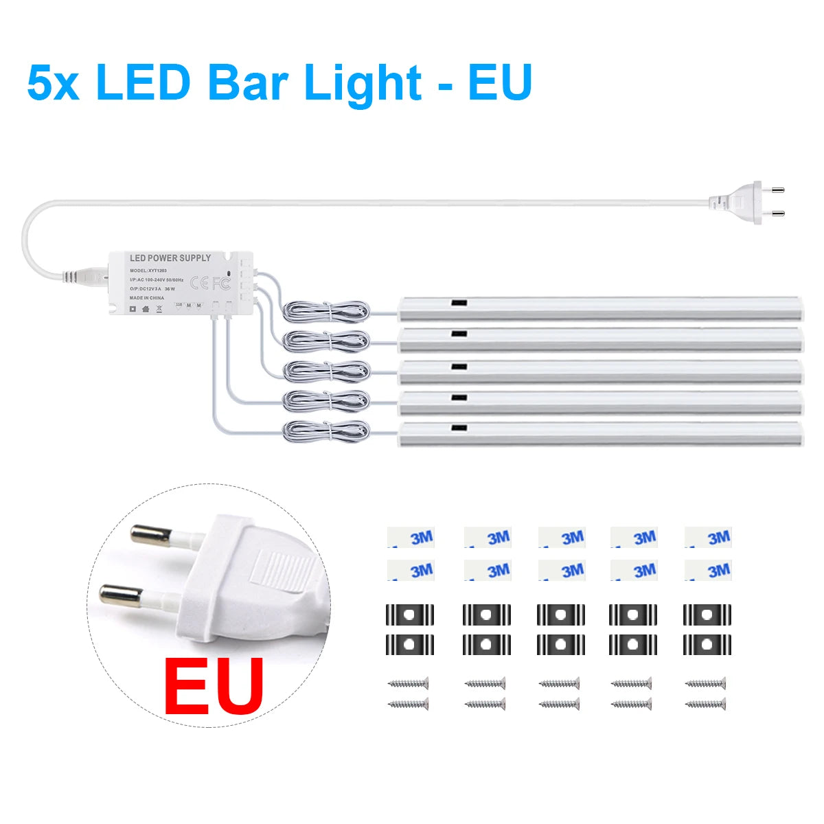 Motion Sensor LED Light Bar – Hand Sweep Cabinet Lamp for Kitchen and Wardrobe