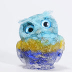 Crystal Owl Ornament – Natural Gemstone Figurine for Home Decor and Aquarium