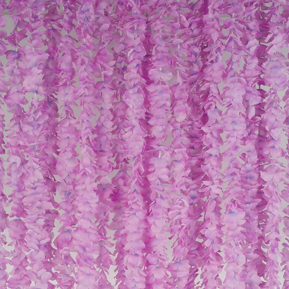 Artificial Wisteria Flower Garland – Hanging Vines for Wedding Party Decor