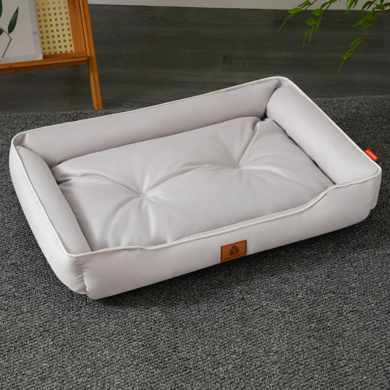Waterproof Oxford Dog Bed – Thickened PP Cotton Mat for All Seasons
