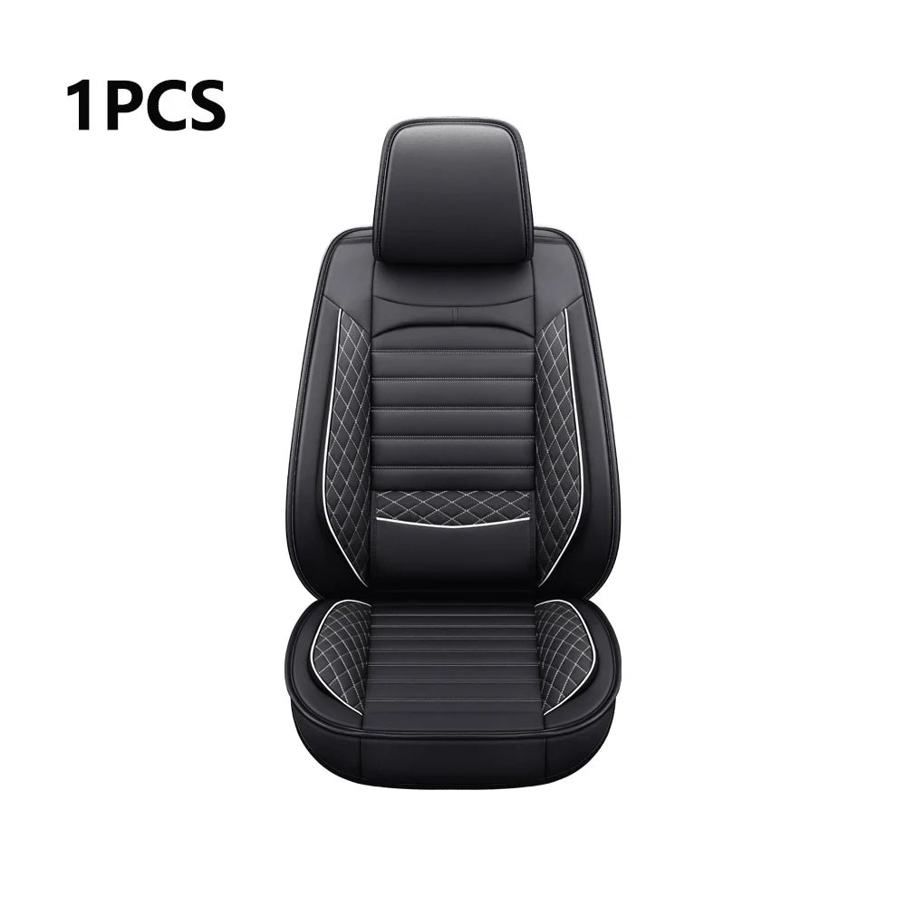 Faux Leather Car Seat Cover – Universal Waterproof Protector for Auto Interior