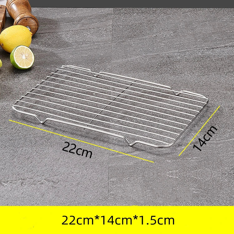 Stainless Steel Cooling Rack – Non-Stick Mesh Tray for Baking and BBQ
