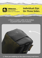 Rhinowalk Bicycle Water Bottle Bag – Insulated Carrier for City Commuting