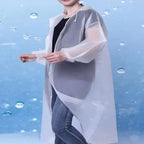 Heavy Duty Waterproof Raincoat – Thickened Hooded Poncho for Outdoor Travel