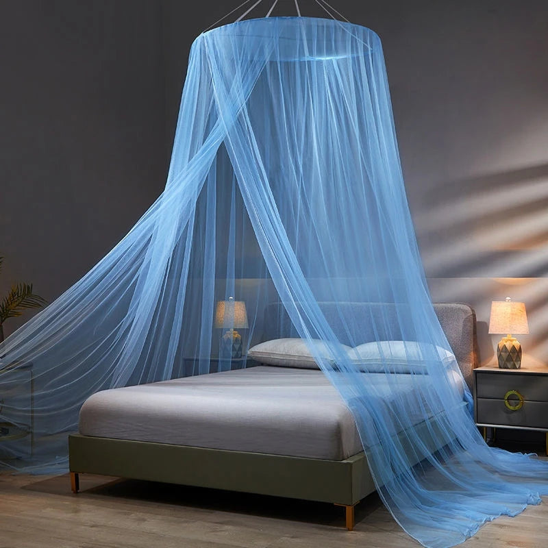 Elegant Mesh Mosquito Net – Double Bed Canopy for Home Bedroom Protection