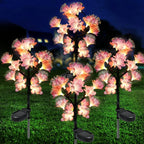 LED Camellia Solar Lights – Waterproof Flower Lamps for Outdoor Garden Decor