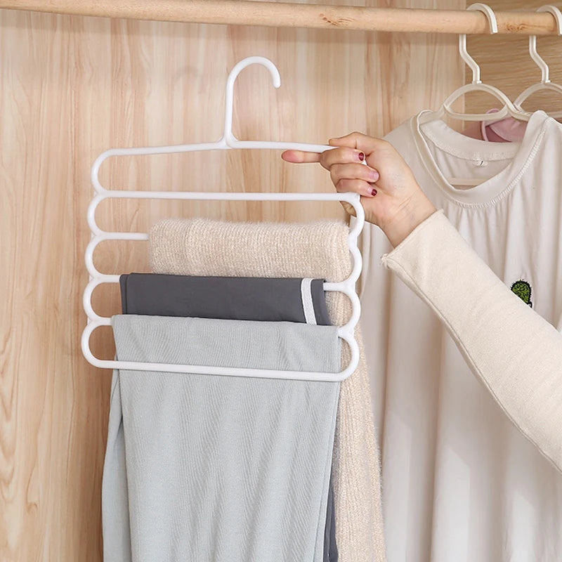 Multi-Layer Pants Hanger – Space Saving Rack for Closet Organization