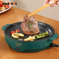 Electric Non-Stick Multicooker – Portable Frying Pan for Home Cooking
