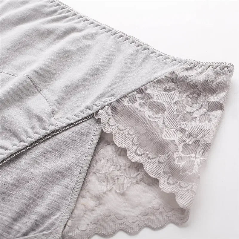 Lace Period Underwear – Leakproof Sanitary Shorts for Women's Menstrual Cycle