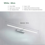 Modern Aluminum LED Wall Light – Adjustable Bathroom Mirror Vanity Lamp