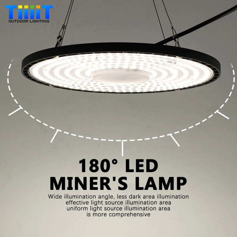 UFO LED High Bay Light – Industrial Power for Warehouse and Garage Lighting