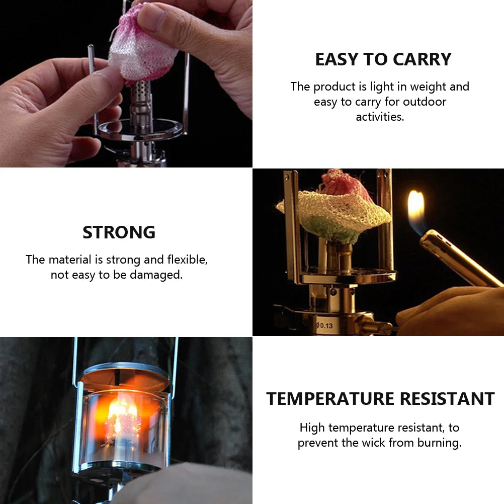 Universal Gas Lantern Mantles – Replacement Wicks for Outdoor Camping