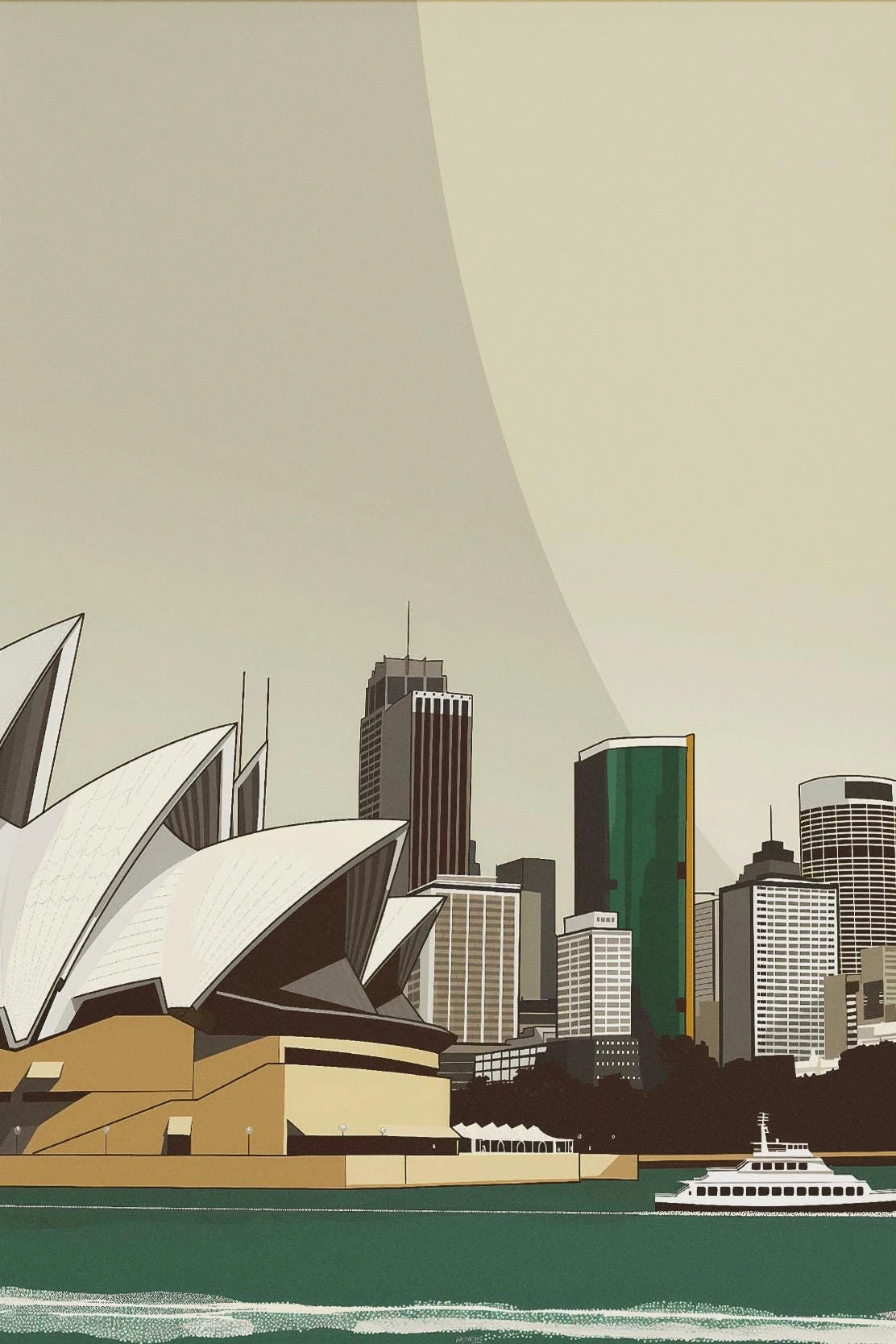 Modern Cityscape Canvas Print – Travel Landscape Wall Art for Home Decor