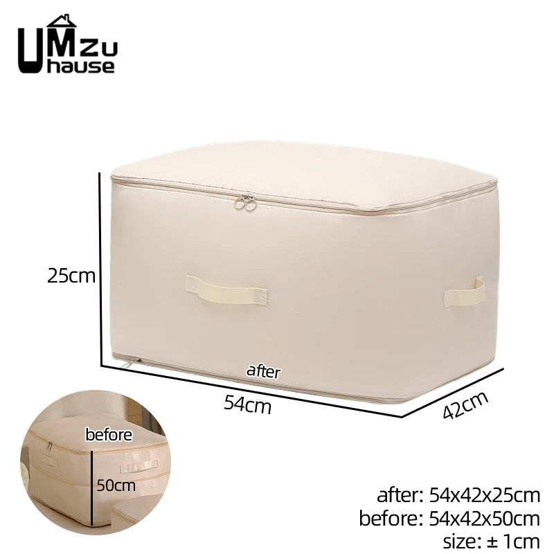 Compression Storage Bags – Double Zipper Space Saver for Bedding and Travel
