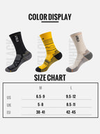 Merino Wool Hiking Socks – Lightweight Mid-Calf Performance for Outdoor Sports
