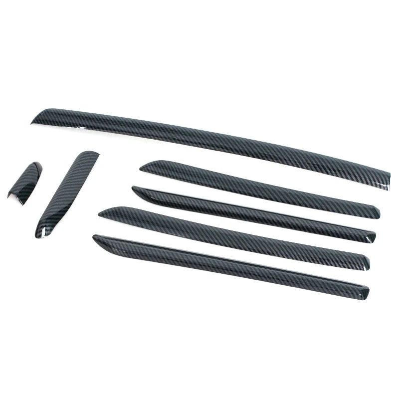 Carbon Fiber Console Trim – ABS Interior Door Panel Cover for Audi A3 S3 RS3