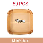 Disposable Air Fryer Parchment Liners – 9 Inch Nonstick Paper for Baking