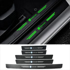Carbon Fiber Door Sill Stickers – Protective Threshold Decals for Volkswagen