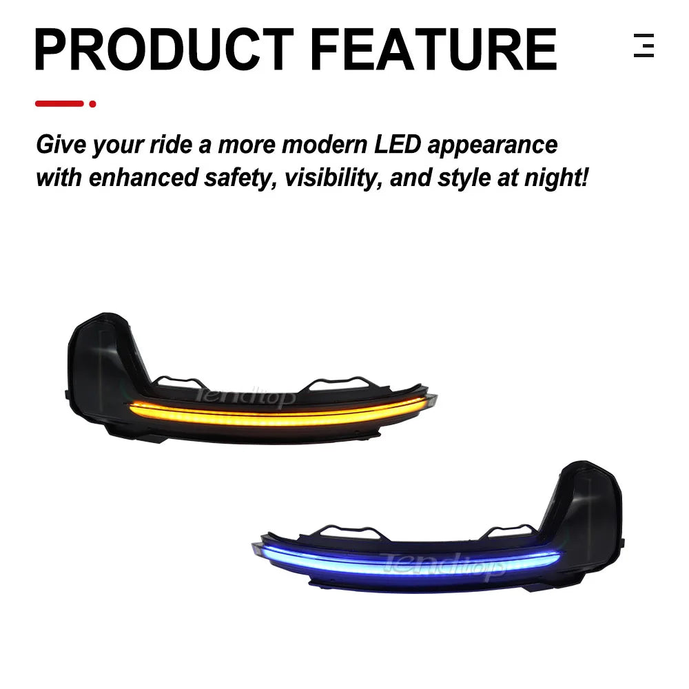 Dynamic LED Side Mirror Indicators – Sequential Blinker Lights for VW Tiguan
