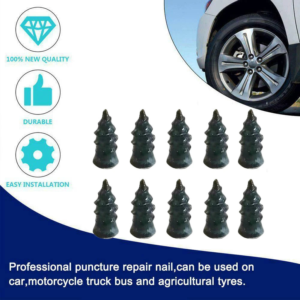 Vacuum Tyre Repair Nails – Tubeless Puncture Screws for Car and Motorcycle
