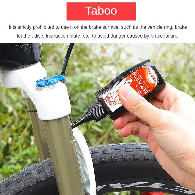 Silicone Lubricant Oil – MTB Front Fork Shock Absorber Maintenance