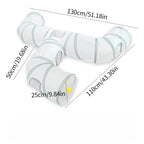 Collapsible Cat Tunnel – Interactive Play Tube for Indoor Pet Exercise