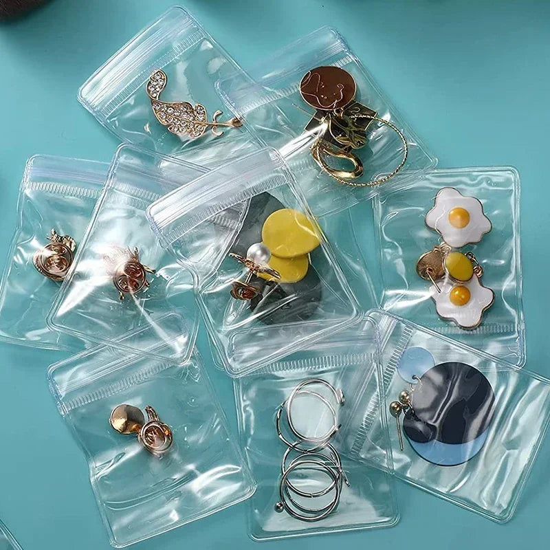 Transparent PVC Jewelry Pouches – Anti-Oxidation Bags for Storage