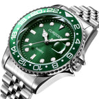 Golden Stainless Steel Quartz Watch – Elegant Analog Fashion for Women