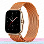 Milanese Stainless Steel Watch Band – 20mm 22mm Strap for Amazfit Smartwatches