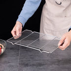 Stainless Steel Cooling Rack – Non-Stick Mesh Tray for Baking and BBQ