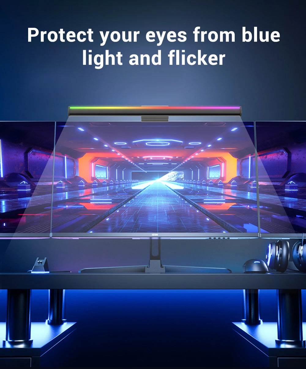 TUYA LED Monitor Light Bar – Remote Controlled E-Reading Lamp for Office