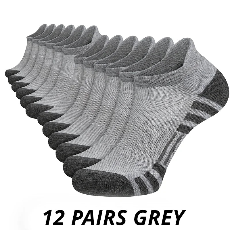 Athletic Football Socks – Soft Ground-Gripping Crew for Men's Gym Training