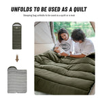 Ultralight Cotton Sleeping Bag – Waterproof Winter Gear for Outdoor Camping