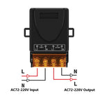Wireless Remote Relay Switch – 72V-220V Receiver for Motor and Pump Control