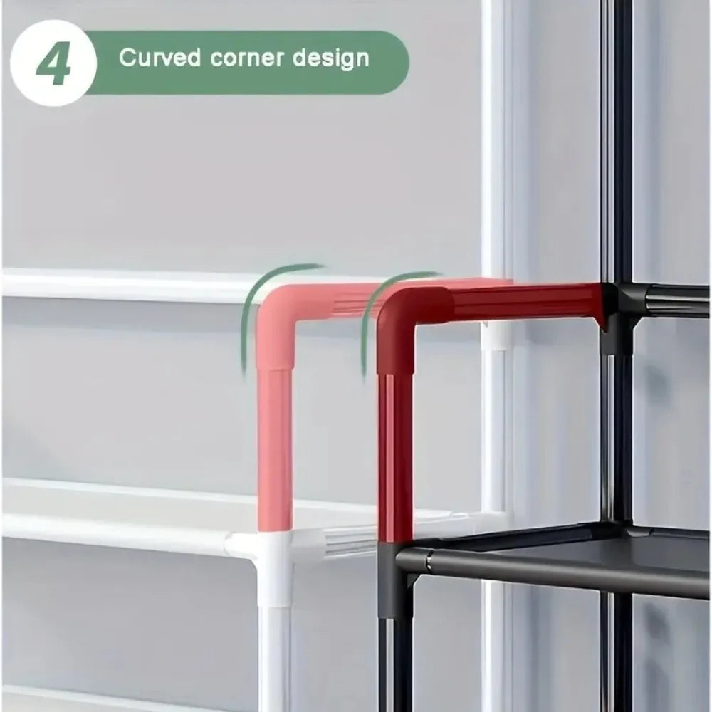 Multi-Layer Shoe Rack – Floor-Standing Organizer for Entryway and Closet Storage
