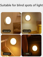 3 Color LED Night Light – Battery Powered Mini Lamp for Bedroom and Wardrobe