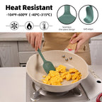 Silicone Spatula Set – Heat Resistant Non-Stick Tools for Baking and Cooking